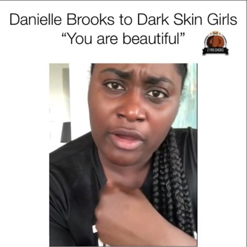 Daniel Brooks response to @theshaderoom video about a dark skin girl who doesn’t feel she is b