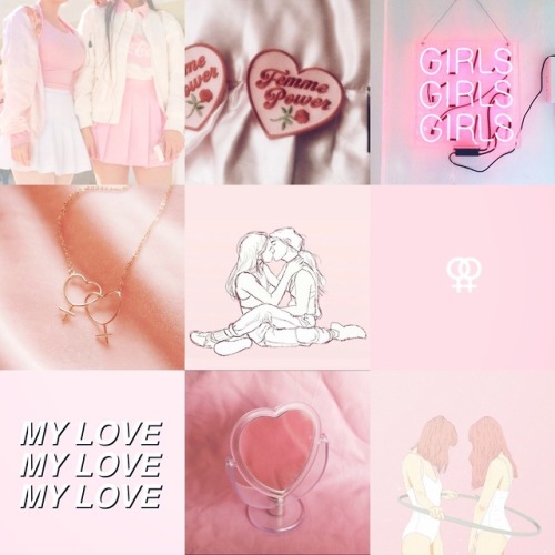 soft-sapphic-love:Femme + pink moodboard for anon!