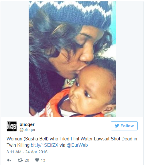 Woman  who Filed Flint Water Lawsuit Shot Dead in Twin Killing