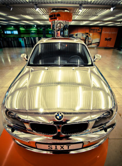 automotivated:  BMW custom silver (by Zanthia)