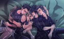 darklitria:  cuddle pile in a tent <3