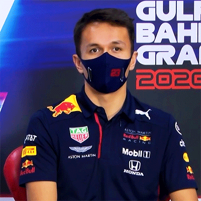 ALEX ALBON During The Pre-race Press Conference At Bahrain International Circuit (November 26, 2020)