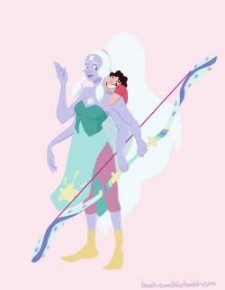 toast-zombie:  All colored up! I’m in love with pastel rainbow glory that is the Steve Universe color palette. 