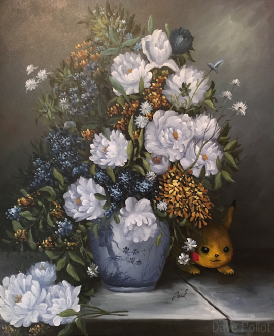 culturenlifestyle:  Artist Repurposes and Enhances Thrift Art Oil Paintings Into