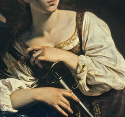 Renaissance-Art:  Caravaggio C. 1598 Saint Catherine Of Alexandria (Detail) 