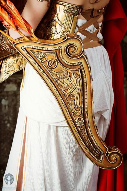 kamikame-cosplay:Erza - Cosplay as Sagittarius from Custom Zodiac Design (look those amazing details