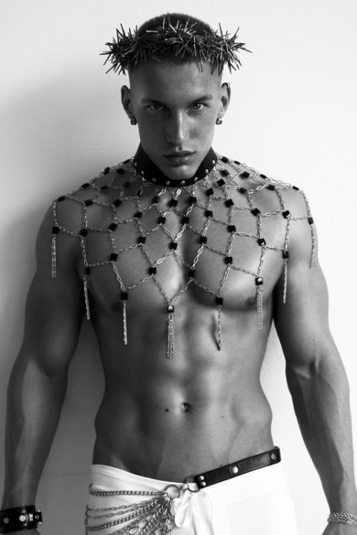 mansexfashion:  Photographer: Sasha KosmosModel: Matvey VoskrebentsevMan+Sex=FashionFollow Me on Instagram