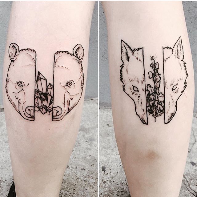 10 Minimalist Bear Tattoo Ideas That Will Inspire You To Get Inked  Bear  tattoo Bear tattoos Bear tattoo designs