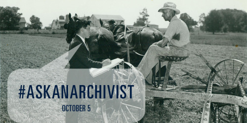 usnatarchives:  Happy #AskAnArchivist Day! And Happy #ArchivesMonth, too! Join us on Twitter as arch