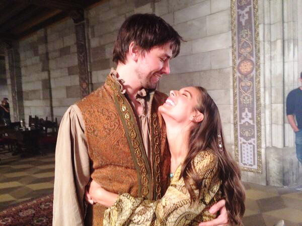 bashxkenna:  New BTS photo of Torrance Coombs and Caitlin Stasey [x] 