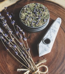 baby-selvianna:  For my stoner witches  Cleanse/charge your pipes the same way you would your crystals.  Use a crystal pipe. Mine is Amethyst.  Store your goods in a small tin(similar to the one in the photo)with a small amount of smell good herbs(packed