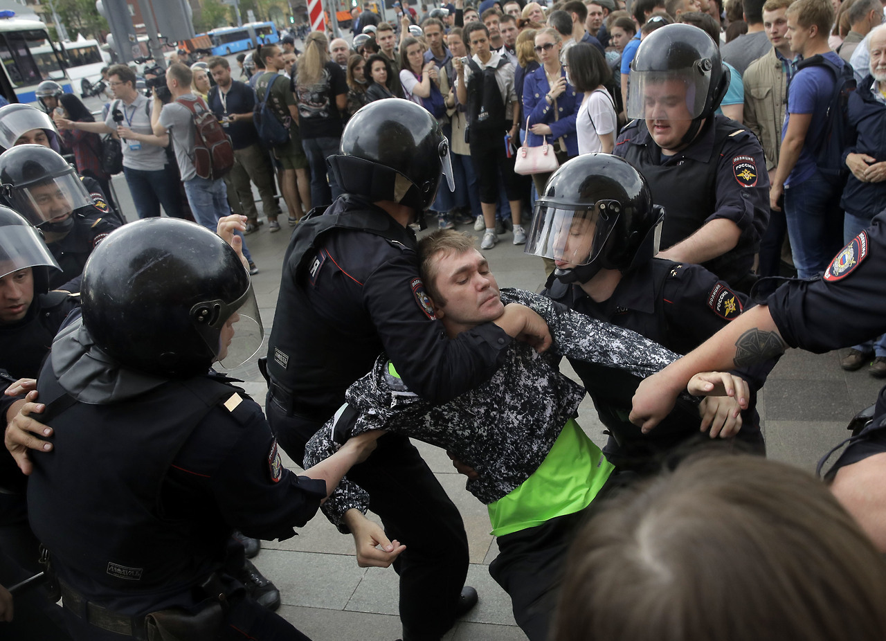 micdotcom:  Hundreds arrested in anti-Putin protests in MoscowThe Russian government