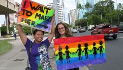 uterustearss:  jayjaygirlculture:Love Is a Rainbow: Interracial Lesbian Couples  Can we talk about how in the pic with the couple with their baby the baby is wearing the colors of the moms shirts omg