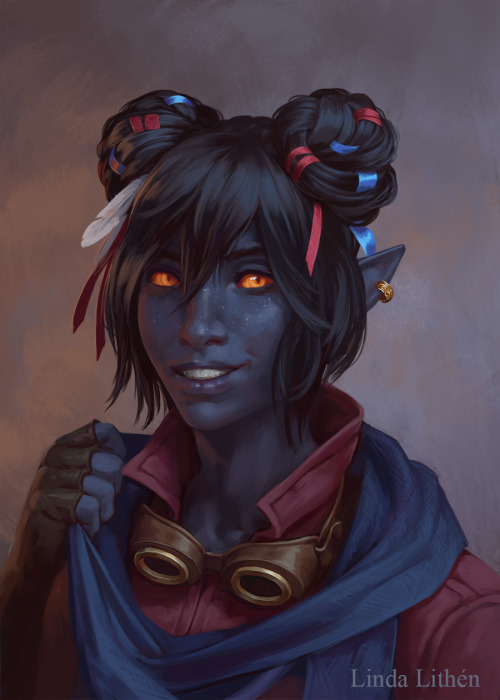 darantha:Finished up a portrait commission for a private client :) Had a lot of fun with it, I’m wea