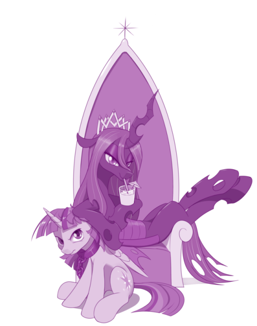 dstears:  You can do it Chyrsalis! Keep your eyes on the prize!  Equestria Daily’s Artist Training Grounds #9 - Day 5: Draw a pony following their hopes and dreams  