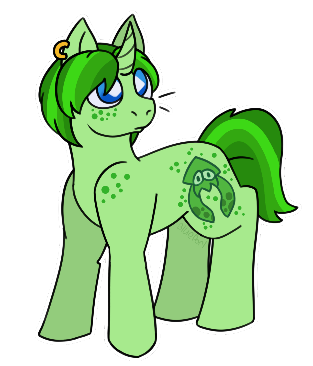 i’m incredibly late but i ended up doing a full body of honse Alex from this ask XD
since he wasn’t born that way, his cutie mark is just the universe misinterpreting what he’s “supposed” to be rather than his actual special talent