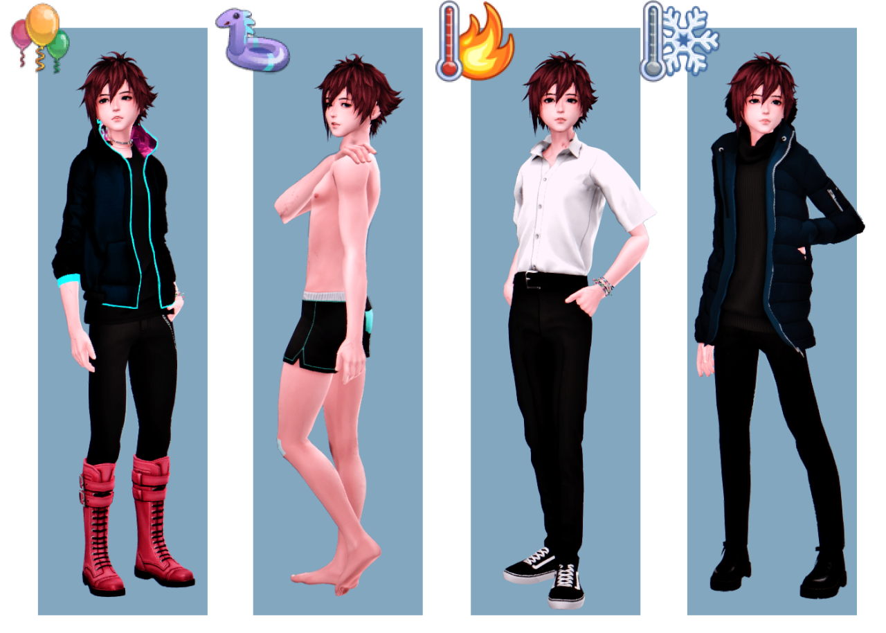 CLANNAD Characters by Wayne670 - The Exchange - Community - The Sims 3