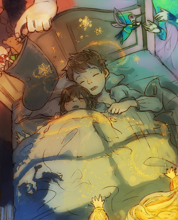 mutsunn:  My friend requested : Human Jack believing in the guardians(North, Toothiana,