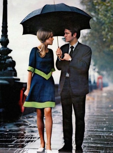 Julie Christie &amp; Terence Stamp, London, 1960s.