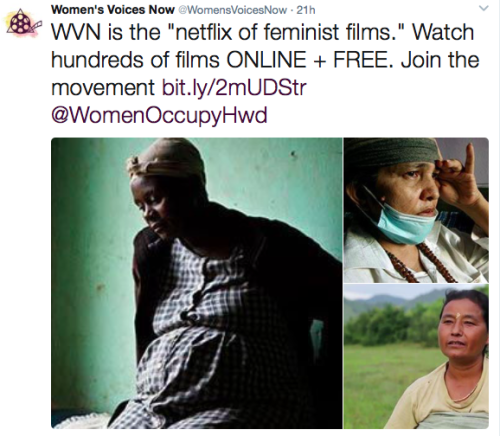 psychodelicategirl: diversemovies: Women’s Voices Now streams hundreds of films about wom