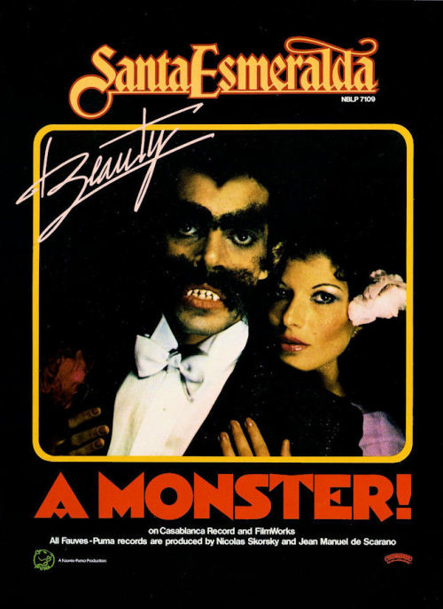 Ad for the Santa Esmeralda album “Beauty,” from August 1978. 