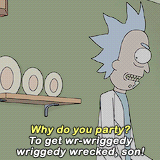 maslanies:  get to know me meme: [4/6] favorite male characters ≡ Rick Sanchez“Morty,