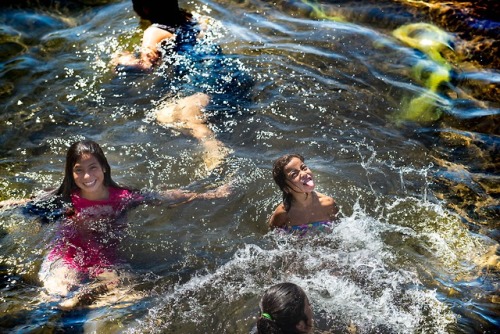 Summer in the River. Rio Atuel, Mendoza, Argentina