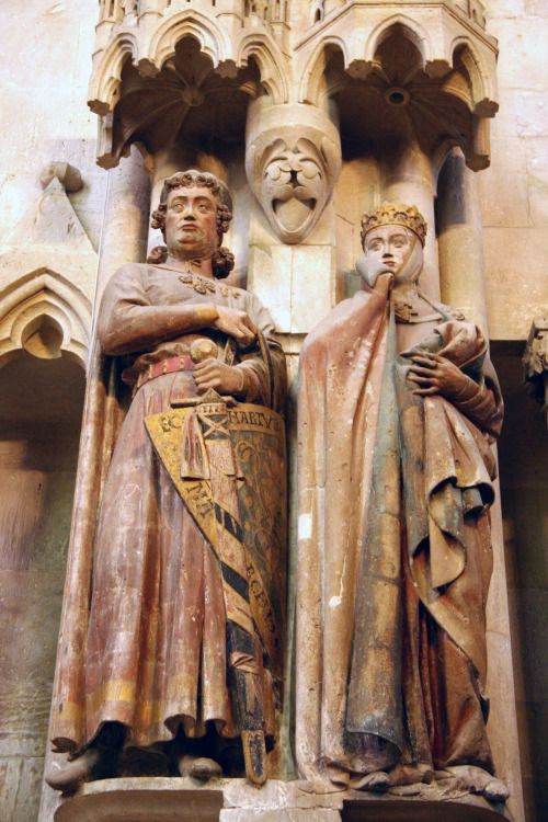 Eckhart II, Margrave of Meissen and his wife Uta by an unknown German gothich sculptor, c. 1245