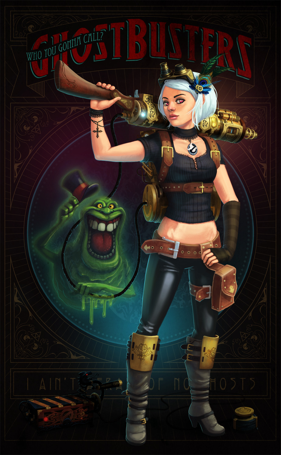 steampunktendencies:  Steampunk Ghostbusters by Patricio Berrios Lobos 