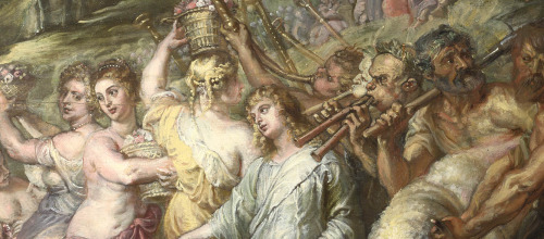 paintingses:A Roman Triumph (details) by Peter Paul Rubens (1577-1640)ca. 1630, oil on canvas stuck 