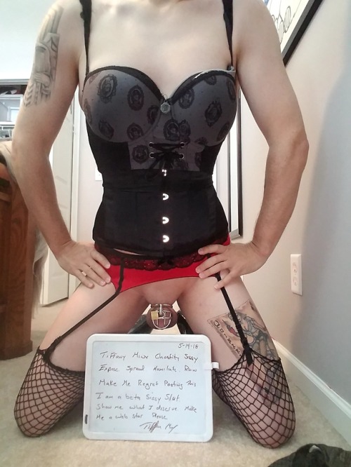goacceptyourfate:  I beg you to expose, spread, degrade and ruin me.  Post me everywhere.  Reddit, twitter, porn sites, Tumblr, sissy exposure, everywhere. Make me regret doing this and show me what a stupid sissy I am.  I dare you to show me my place