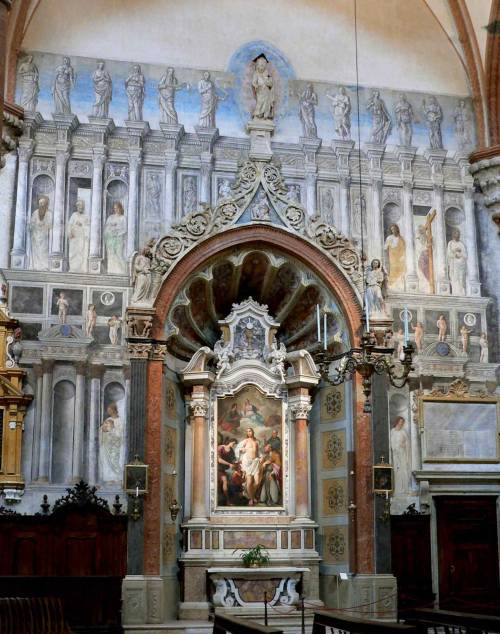 Cappella De Abazia-Lazzari, Cattedrale di Santa Maria Matricolare, Verona, frescoes by Antonio Badil