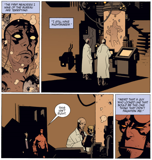 maxmarvel12345: “He [Hellboy] was the reason we all stayed. He was raised there, it was home to him,