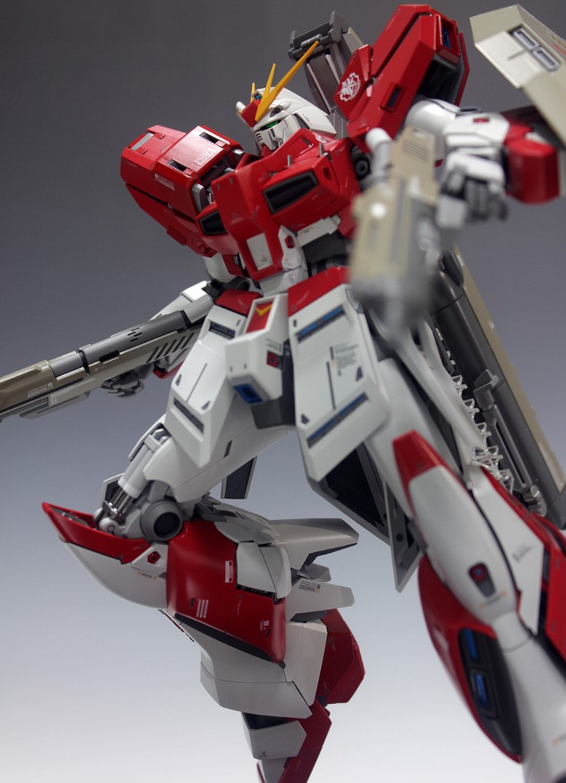 rhubarbes:  via GUNDAM GUY: MG 1/100 Red Hi-Nu Gundam H.W.S. - Customized Build