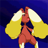 ap-pokemon:#428 Lopunny - An extremely cautious Pokémon, Lopunny cloaks its body