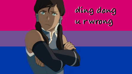 morganfreemanontherun:  when people say korra is a lesbian with asami 