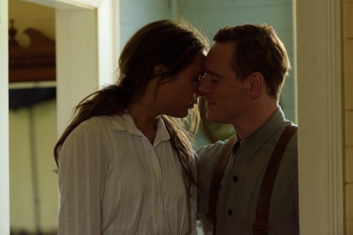 New stills of Alicia Vikander and Michael Fassbender for The Light Between Oceans