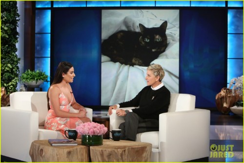 leamichele-news: Lea on The Ellen Degeneres Show (September 26, 2016)