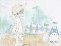 areyousweet:Concept sketch for My Neighbor Totoro