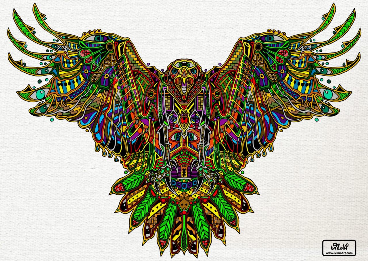 artandspirituality:  Pineal Eagle by Ivi Mo