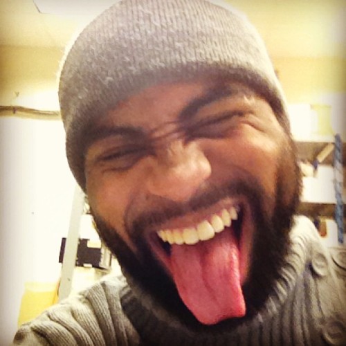Such a sexy man and a real sweetheart… with a long tongue!!!