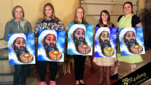Can you believe some of them were painting for the first time???