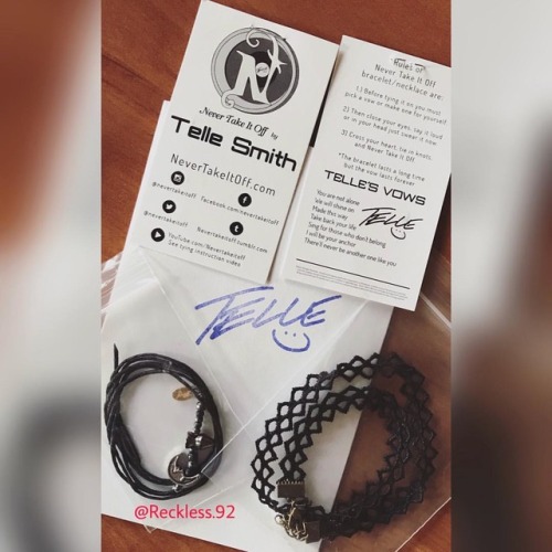 ‪look @telletwa what has come to me today! ‬ ‪I can’t wait when I’ll wear this beautifully bracelet 