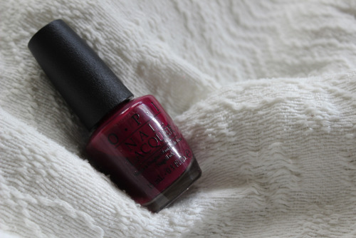 OPI In the Cable Car-Pool Lane (San Francisco Collection)More of a plum indoors; still one of my fav