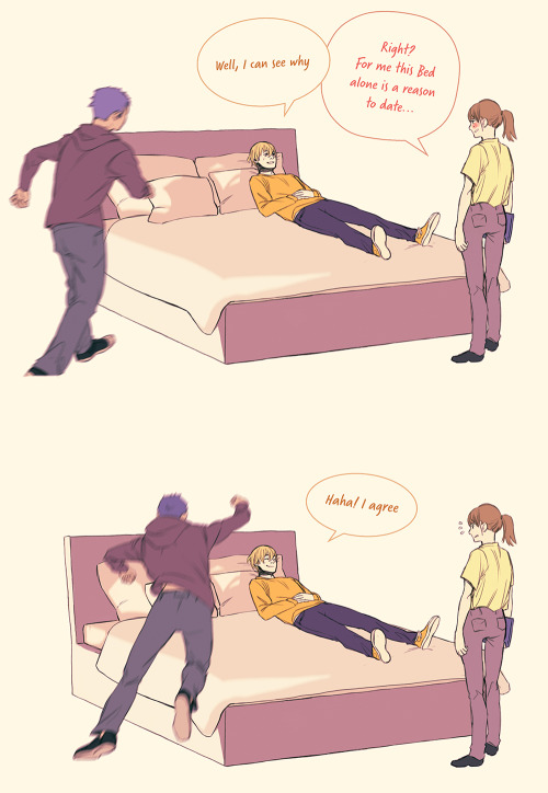 minomoron: Don’t try to flirt with the bae when the Boyfriend is around …