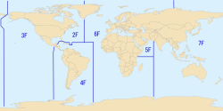 mapsontheweb:  US navy fleets’ areas of