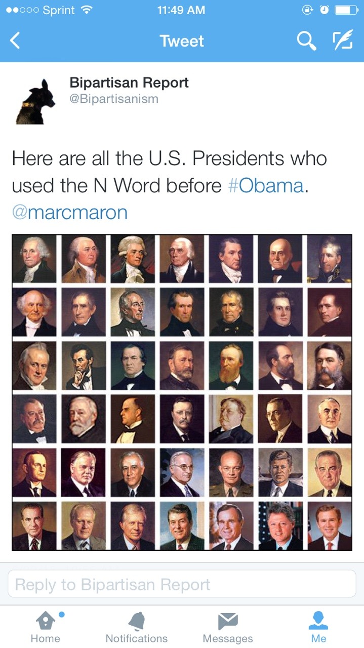 queenevea:  Best responses to President Obama using the N-Word that I’ve seen so