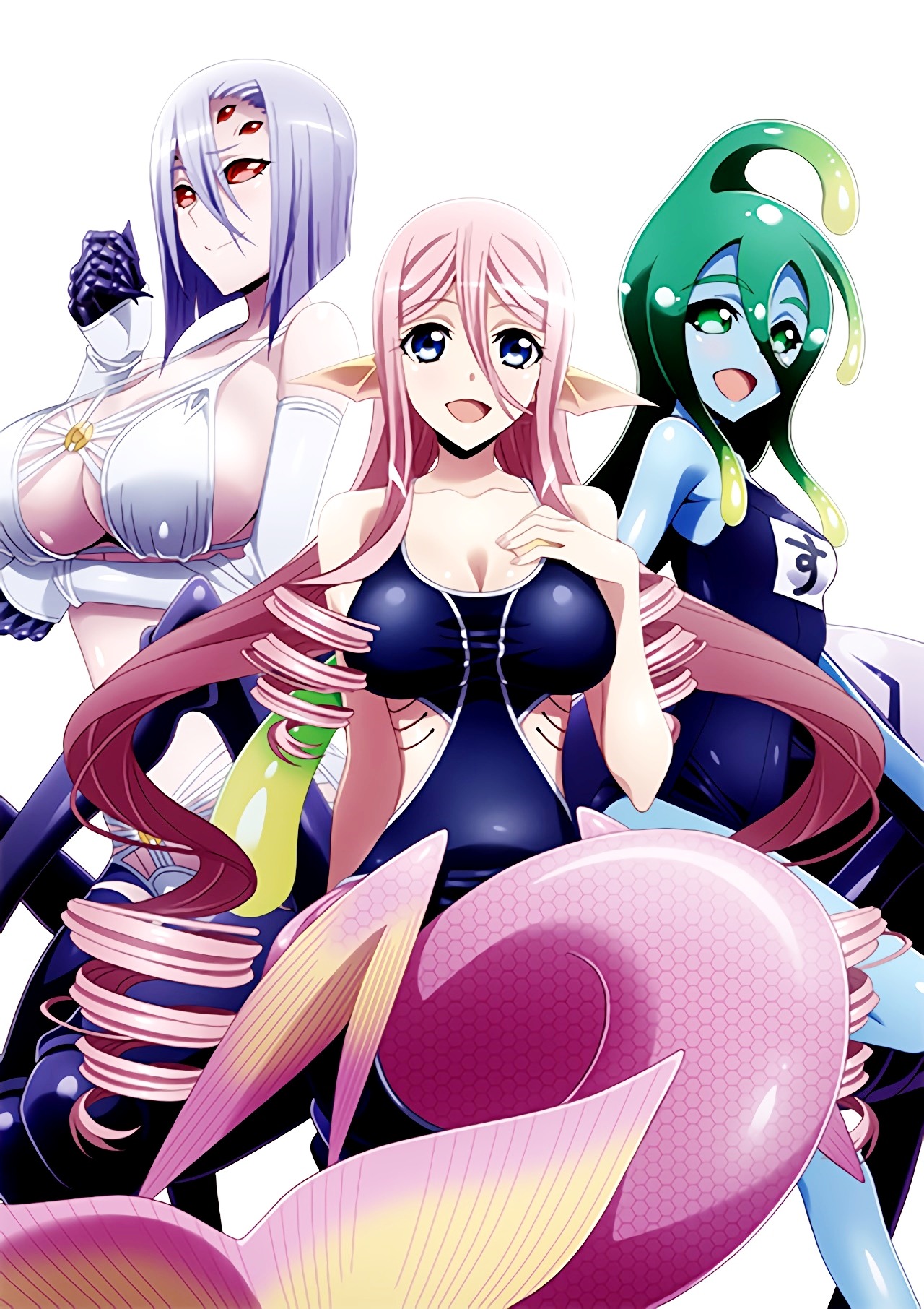 theangelofanime:  All the Monster Girls in Sexy SwimSuits! (&gt;∇&lt;) “So