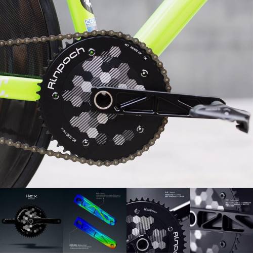 hublove:  hublove:  â. . ðâ¨ New Rinpoch Hex Crankset ðð¢ . CRANK MATERIAL: ALUMINUM 7075