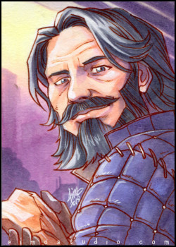 aimosketchcard: Blackwall in four face-claim